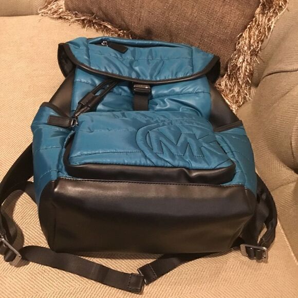 MICHAEL KORS BROOKLYN QUILTY LARGE BACKPACK LAPTOP SCHOOL WORK VACATION … main image 6